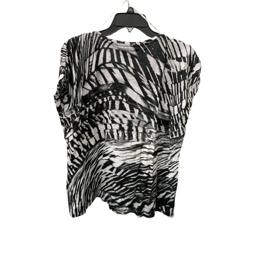 DKNY Black & White Print Tee XL - Women's Tops - Image 2