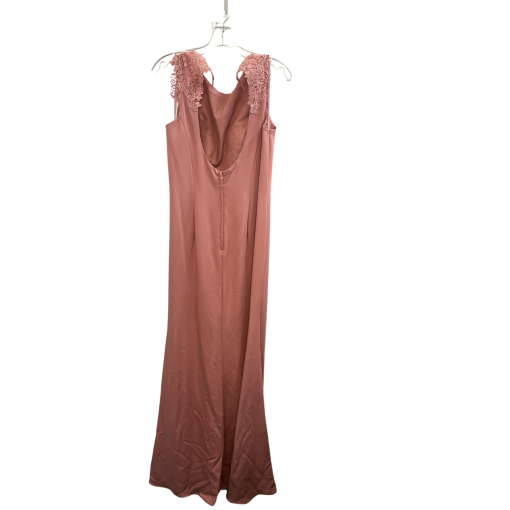 Simply Pink Lace Back Maxi Dress Size 14 - Formal Gown - Image 2