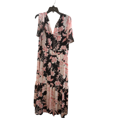 Julia Jordan Floral Maxi Dress Black Pink Size 14 - Women's Dresses