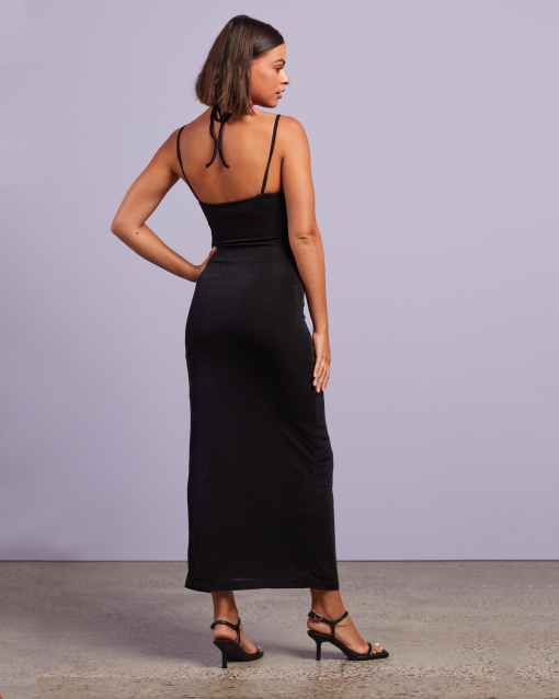 Bebe Black Cutout Maxi Dress - Large - Party Dress - Image 2