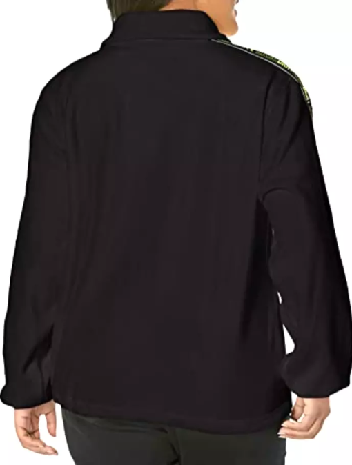 DKNY Plus Black Fleece Pullover Jacket - Women's 2X - Activewear - Image 2