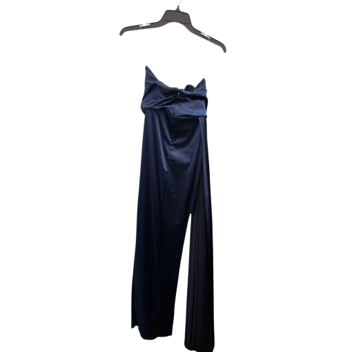 Miss ORD Navy Strapless Maxi Dress Size S - Evening Gown - Image 2