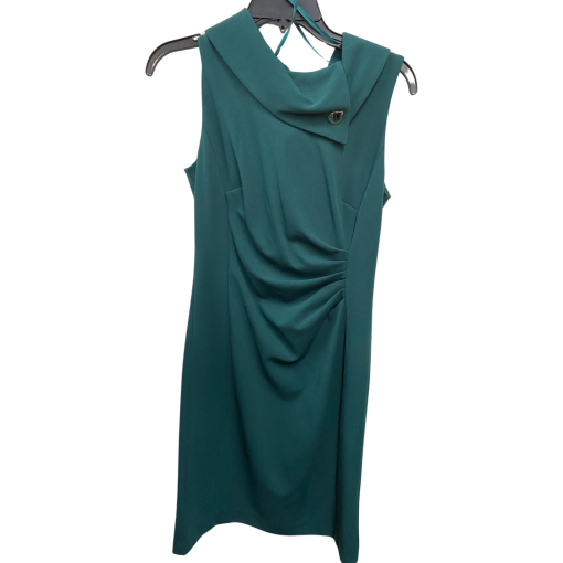 Tahari ASL Green Sleeveless Cocktail Dress Size 4 - Party Dress