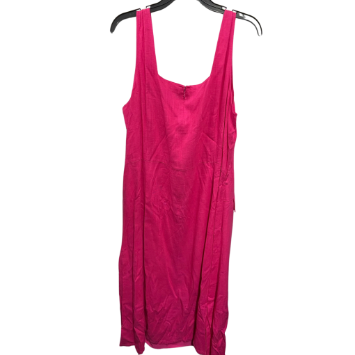 Tahari ASL Pink Linen Maxi Dress Plus Size 18W - Women's Dress - Image 2