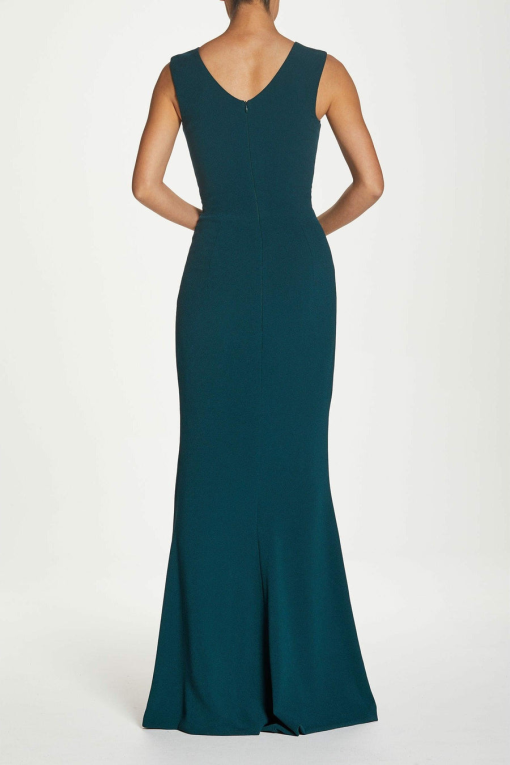 Dress the Population Green Maxi Dress XS - Formal Gown with Slit - Image 2