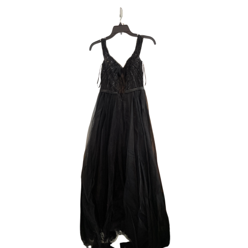 VIPGIRL Black Sequin Maxi Dress - Size Small - Evening Gown - Image 2