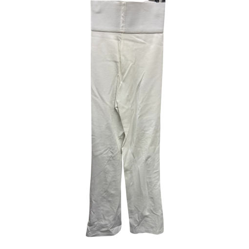 NYGARD White Ruched Wide Leg Pants - Size L - Women's Trousers - Image 2