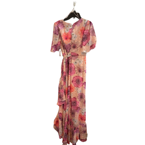 NightWay Pink Floral Gown Size 6 Formal Dress for Women - Image 2