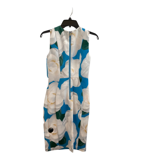 Karl Lagerfeld Blue Floral Cocktail Dress - No Size - Party Dress - Image 2