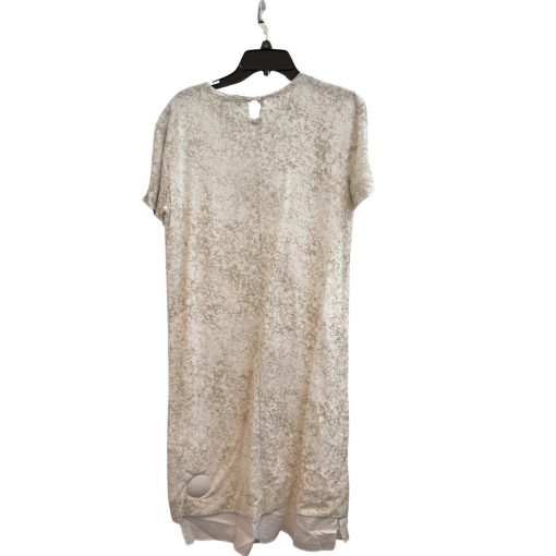 DKNY Beige Printed T-Shirt Dress Small - Women's Dresses - Image 2