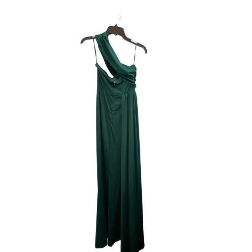 Miss ORD Green One Shoulder Maxi Dress - Size Small - Prom Dress - Image 2