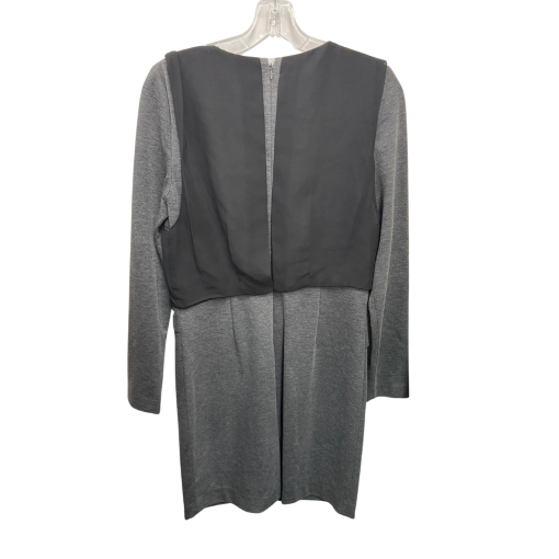 G2000 Gray Long Sleeve Dress Size 38 Cocktail Party Dress - Image 2