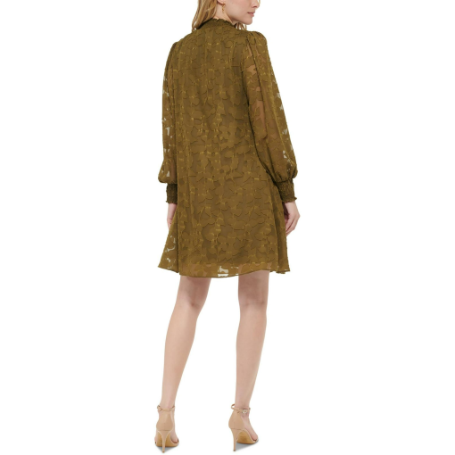 Tommy Hilfiger Olive Green Mini Dress Petite 0P - Women's Dresses - Image 2