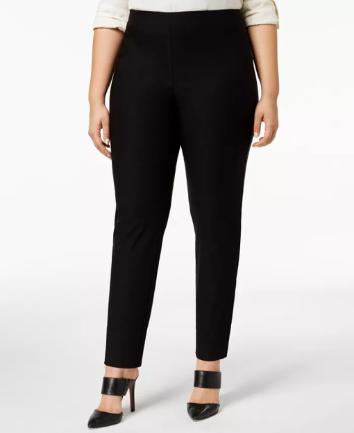 Charter Club Plus Black Pull-On Pants - Plus Size Women's Pants