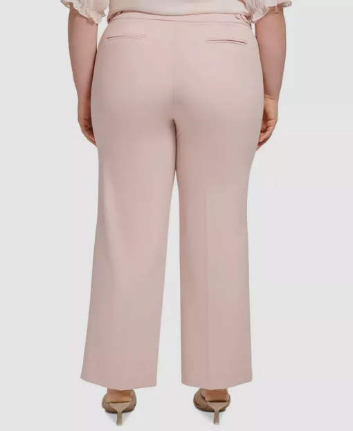 Calvin Klein Plus Pink Wide Leg Pants - Women's Dress Pants - Image 2