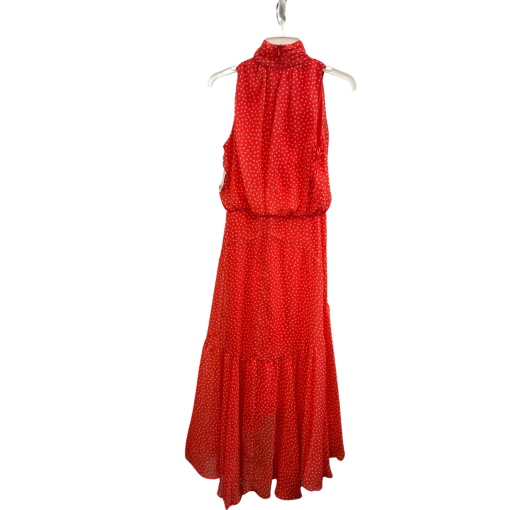 Taylor Red Polka Dot Maxi Dress Size 2 - Women's Cocktail Dress - Image 2