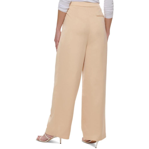 DKNY Plus Beige Wide Leg Trousers 8P - Women's Dress Pants - Image 2