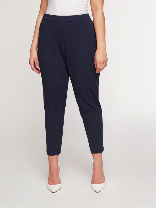 Calvin Klein Navy Plus Size Pants - Women's Work Trousers 18W