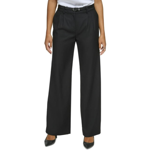 Calvin Klein Black Wide Leg Pants Size 16 Women's Trousers - Work Pants