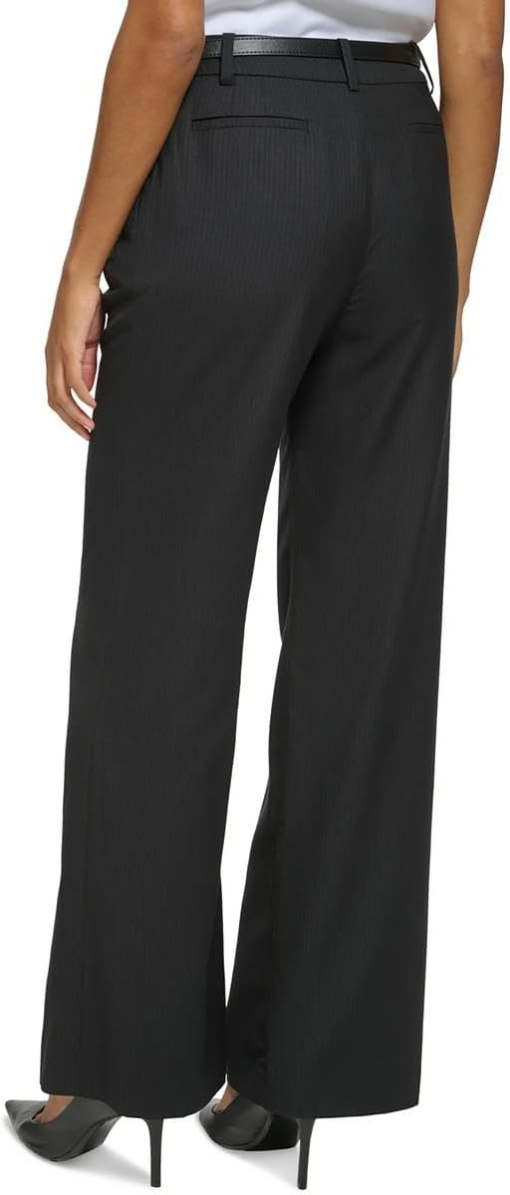 Calvin Klein Black Wide Leg Dress Pants - Size 16 - Women's Trousers - Image 2