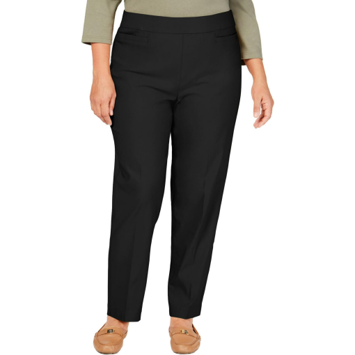 Alfred Dunner Plus Black Pants 20W - Women's Dress Pants - Workwear