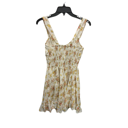 O.P.T Cream Floral Mini Dress - Size S - Women's Summer Dress - Image 2