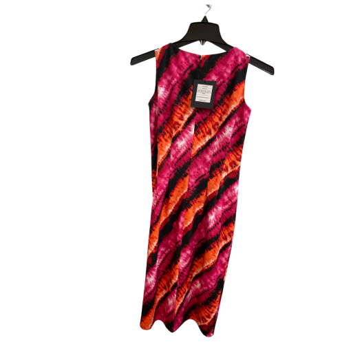 Halston Tie Dye Sleeveless Midi Dress - Multi - Cocktail Dress - Image 2