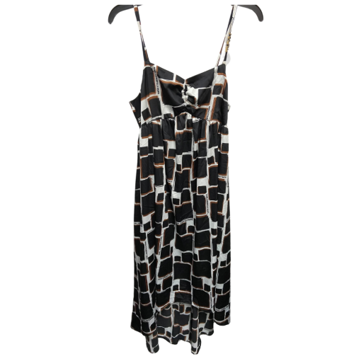 Karl Lagerfeld Paris Black White Maxi Dress - Women's Clothing - Image 2