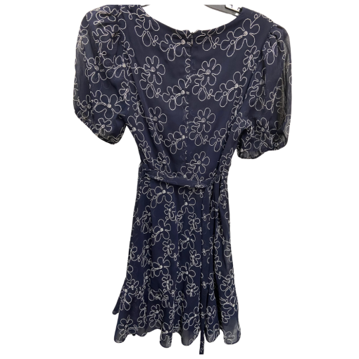 DKNY Navy Floral Mini Dress - Women's Party Dress - No Size - Image 2