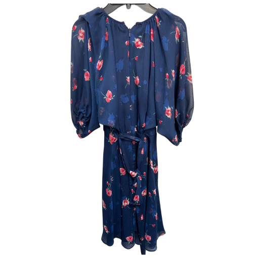 DKNY Navy Floral Midi Dress - Women's Dresses - No Size - Image 2