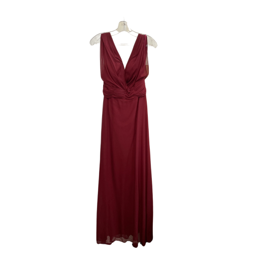 Kleinfeld Burgundy Gown Size 10 | Formal Dress