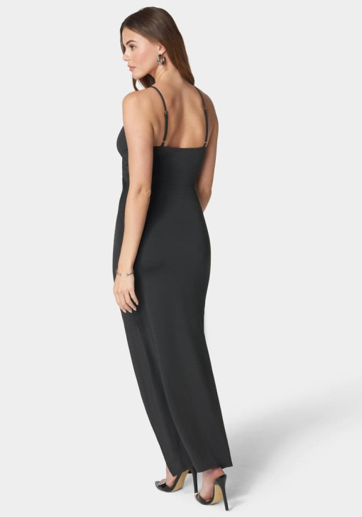 Bebe Black Cutout Maxi Dress - Medium - Party Dress - Image 2