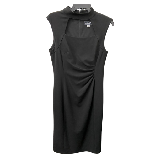 Nicolette Black Dress Size 6 Keyhole Neckline Cocktail Dress