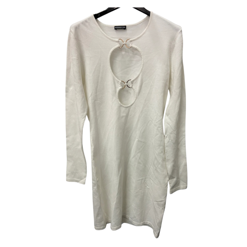 Minnierose White Sweater Dress - No Size - Mini Dress - Image 2