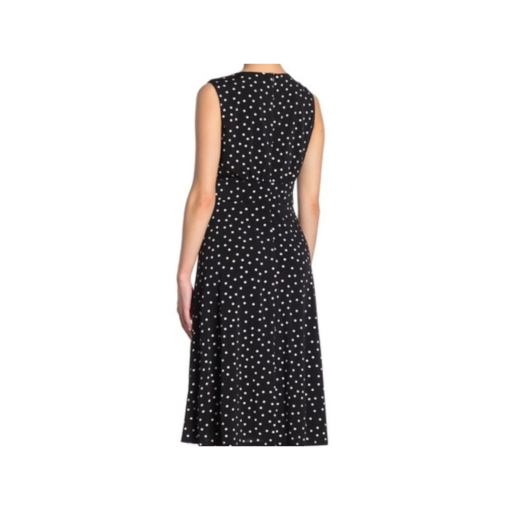 London Times Black Polka Dot Midi Dress - Size 10 - Women's Dresses - Image 2