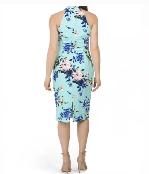 Rachel Roy Floral Midi Dress Mint Size M - Cocktail Dress - Image 2