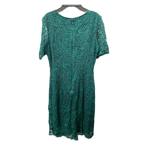 Sharagano Green Lace Dress Size 8 - Cocktail Party Dress - Image 2