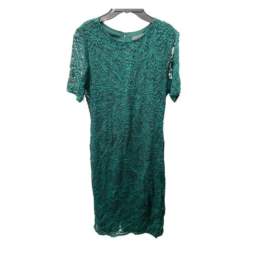 Sharagano Green Lace Dress Size 8 - Cocktail Party Dress