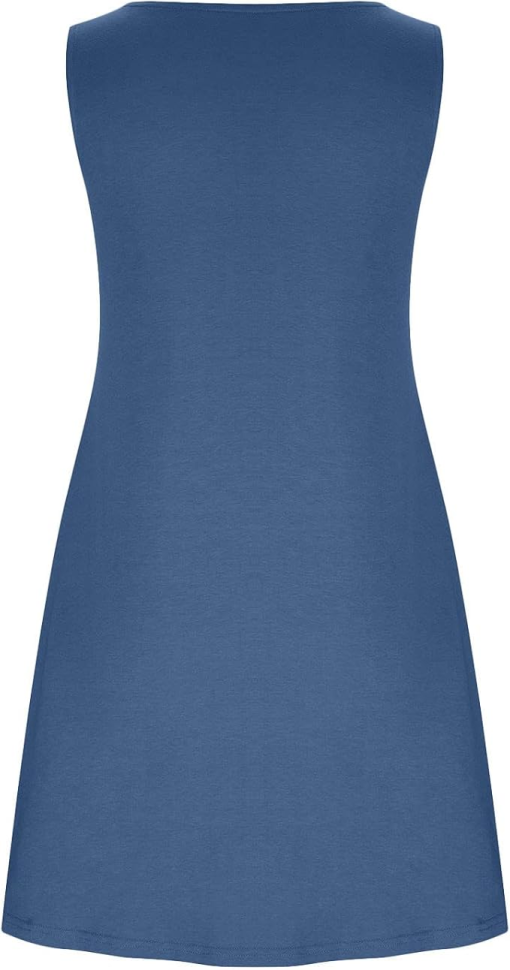 Anneklein Blue Sleeveless Shift Dress - Size M - Casual Dresses - Image 2