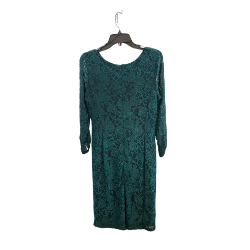 TAHARI Green Lace Dress Size 8 - Formal Wear - Image 2