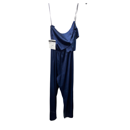 CHETTA B Navy Jumpsuit Size 8 | Women's Formal Wear