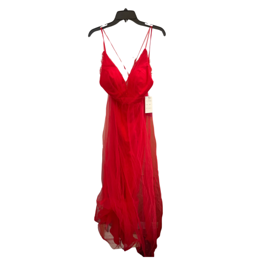 Promgirl Red Maxi Dress Size 6 - Prom Dresses