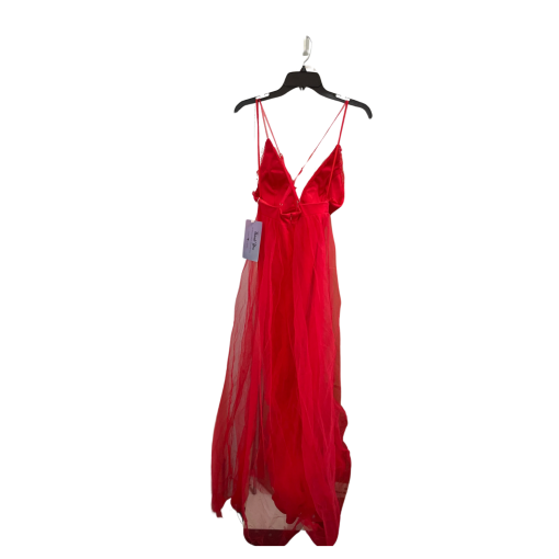 Promgirl Red Maxi Dress Size 6 - Prom Dresses - Image 2