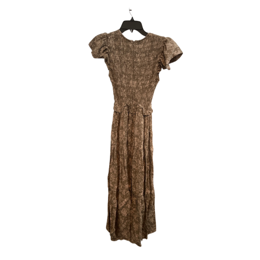 O.P.T Brown Floral Midi Dress - Size S - Women's Dresses - Image 2