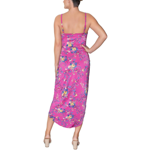 Rachel Floral Midi Dress - Pink XS - Women's Cocktail Dress - Image 2