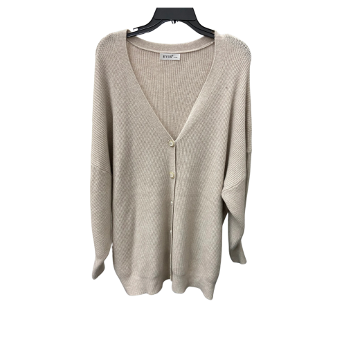 EVIS Beige Cardigan L/XL - Women's Knitwear Sweater