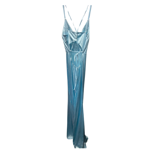 Miss ORD Blue Maxi Dress - Size L - Formal Gown - Image 2