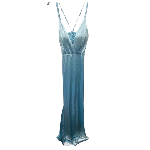 Miss ORD Blue Maxi Dress - Size L - Formal Gown