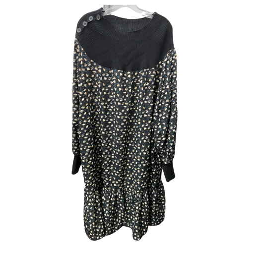 Concept Black Floral Midi Dress - Size M - Women's Dresses - Image 2