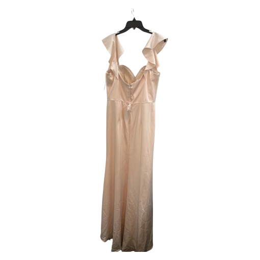 Simply Blush Ruffle Maxi Dress Size 16 - Formal Gown